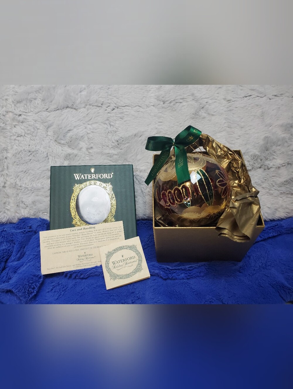 Waterford Holiday Heirloom New Years Celebration Ball 2000 To 2001 Y2K Collector